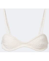 AYA MUSE - Kena Knitted Cotton Bra Top - Lyst