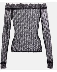 Isabel Marant - Off-Shoulder-Top Marlene Aus Spitze - Lyst