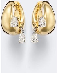 Nikos Koulis - Me 18Kt Earrings With Diamonds - Lyst