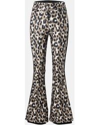 Fusalp - Elancia Leopard-Print Ski Pants - Lyst