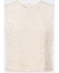 Vince - Sequined Top - Lyst