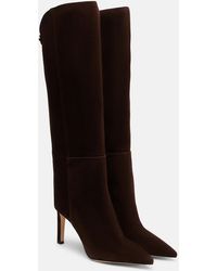 Jimmy Choo - Alizze 85 Suede Knee-High Boots - Lyst