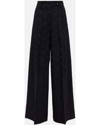 Dolce & Gabbana - High-Rise-Hose Aus Einem Wollgemisch - Lyst