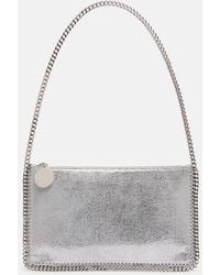 Stella McCartney - Falabella Mini Metallic Shoulder Bag - Lyst