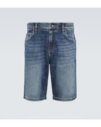 Dolce & Gabbana - Shorts di jeans - Lyst