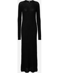TOTEME - Cable-Knit Wool Maxi Dress - Lyst