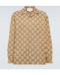 Gucci - Camicia Maxi Gg - Lyst