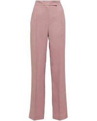 Brunello Cucinelli High-Rise-Hose mit weitem Bein - Pink