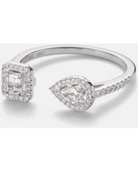 Messika - My Twin 18Kt Ring With Diamonds - Lyst