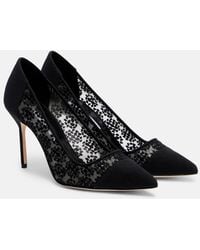 Manolo Blahnik - Capcour 90 Lace Pumps - Lyst