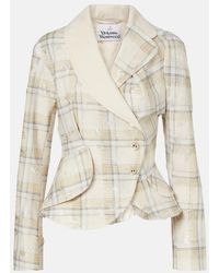 Vivienne Westwood - Stormy Tartan Cotton-Blend Jacket - Lyst