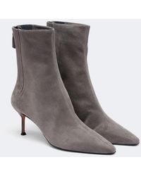 Aquazzura - Saint Honore Suede Ankle Boots - Lyst