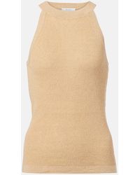 Max Mara - Lolly Linen And Silk-Blend Top - Lyst
