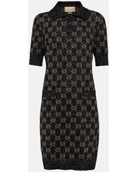 Gucci - Gg Supreme Mini Dress - Lyst