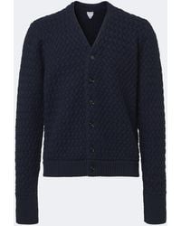 Bottega Veneta - Intrecciato Wool Cardigan - Lyst