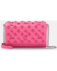 Christian Louboutin - Paloma Leather Clutch - Lyst