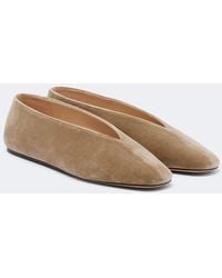 Le Monde Beryl - Olympia Velvet Ballet Flats - Lyst