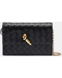 Bottega Veneta - Andiamo Intrecciato Leather Shoulder Bag - Lyst