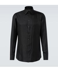 Dolce & Gabbana - Martini Silk Twill Shirt - Lyst
