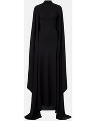Balenciaga - Caped Jersey Gown - Lyst