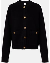TOTEME - Wool And Cashmere-Blend Cardigan - Lyst