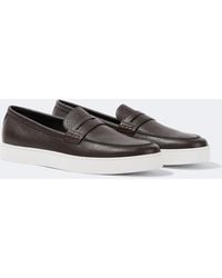 Manolo Blahnik - Ellis Leather Boat Shoes - Lyst