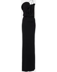 Christopher Esber - Asymmetric Jersey Midi Dress - Lyst