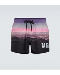 Versace - Hills Swim Trunks - Lyst