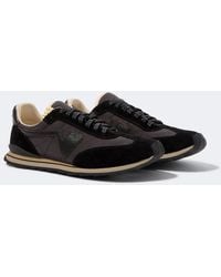 Visvim - Fkt Runner Suede-Trimmed Sneakers - Lyst