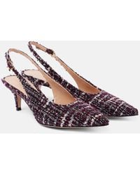 Gianvito Rossi - 55 Boucle Slingback Pumps - Lyst
