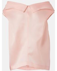 KHAITE - Selly Silk Gazar Top - Lyst