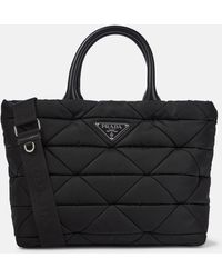 Prada - Re-nylon Quilted Tote - Lyst