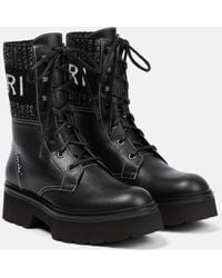 Amiri - Leather Lace-up Boots - Lyst