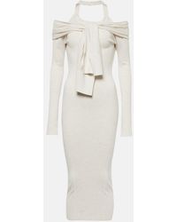 Jacquemus - La Robe Doble Wool-Blend Midi Dress - Lyst