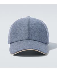 Eleventy - Wool, Silk, And Cashmere Baseball Cap - Lyst