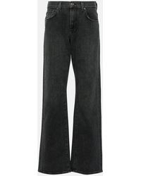 7 For All Mankind - High-Rise Wide-Leg Jeans Tess - Lyst