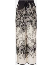 Zimmermann - Weite Hose Rhiannon Aus Seide - Lyst