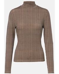 Veronica Beard - Nate Houndstooth Jersey Top - Lyst