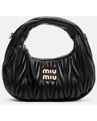Miu Miu - Wander Mini Matelasse Leather Tote Bag - Lyst