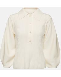 Chloé - Ribbed-knit Wool Sweater - Lyst