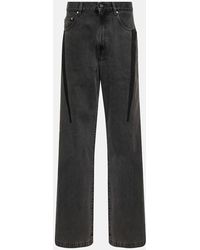 Dion Lee - Mid-Rise Wide-Leg Jeans - Lyst