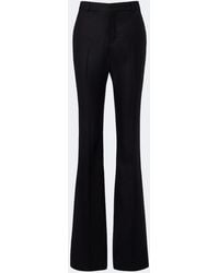 Saint Laurent - Cashmere Flared Pants - Lyst