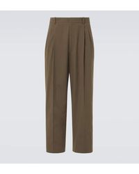 The Row - Pantalon Silas A Taille Haute En Coton - Lyst