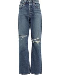 Citizens of Humanity Denim High-Rise Cropped Jeans Marlee in Schwarz Damen Bekleidung Jeans Jeans mit gerader Passform 