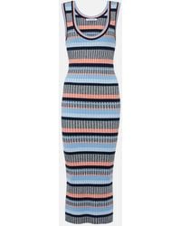 Veronica Beard - Fabiana Ribbed Dress - Lyst