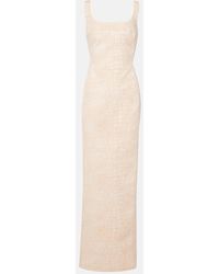 Jacquemus - De-Nimes Croc-Effect Cotton Maxi Dress - Lyst
