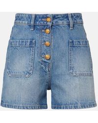 Valentino - Denim Shorts - Lyst