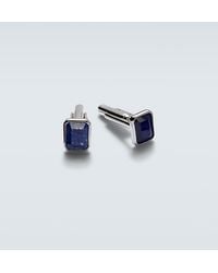 Mateo - Sterling Cufflinks With Lapis Lazuli - Lyst