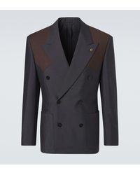 Versace - Medusa Wool And Mohair Blazer - Lyst