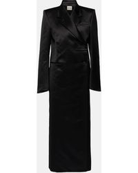 Khaite - Kelton Satin Coat - Lyst